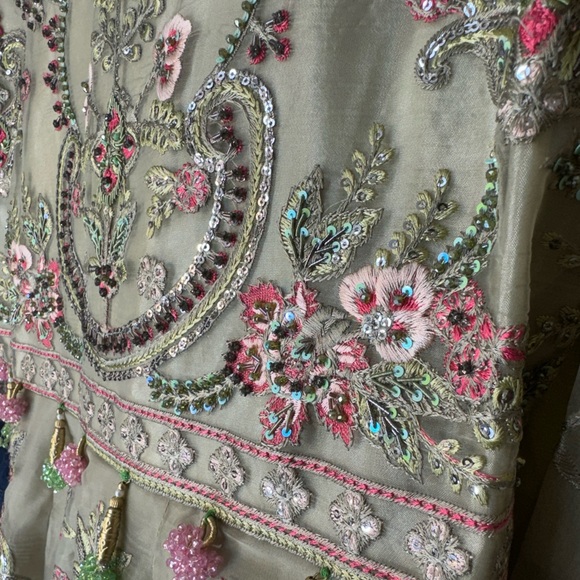 Stitched Maxi/Long dress (designer ZebTan) - Picture 4 of 11